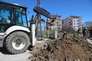 Yağmur Suyu Hattı Çalışmaları Sürüyor